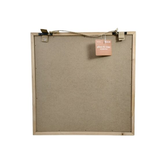 Place and Time There is No Place Like Fall 12 x 12 inch Wooden Sign (New) - Picture 2 of 4